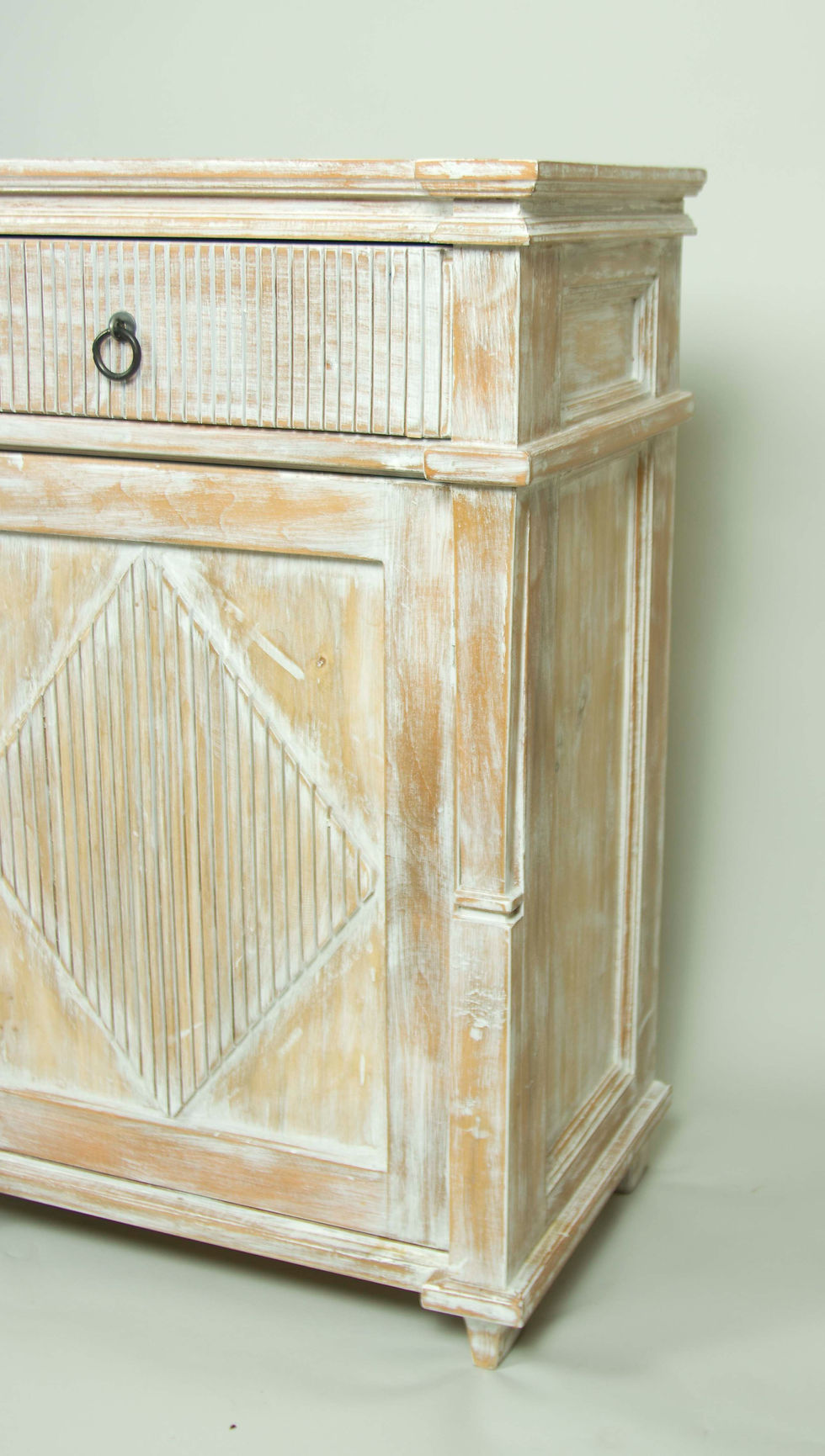 Miniatura: Comoda Rallada Aguada Blanca 120x90x40