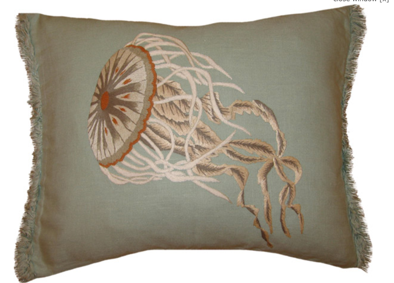 Meduza # I Colores Especiales
In Linen # 500 With Aqua Fringe