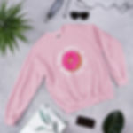 Candy Heart Doughnut Unisex Sweatshirt