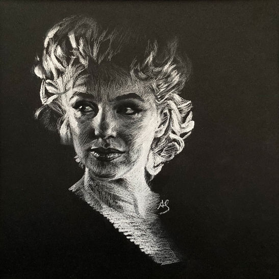 Marilyn – tekening door Axel Saffran