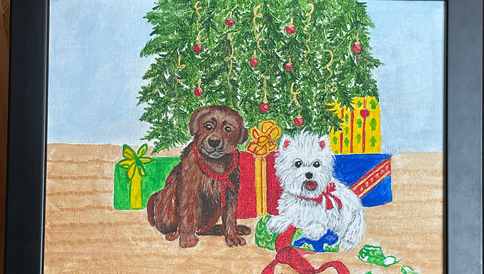 Christmas Puppies