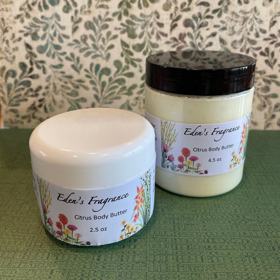 Body Butters 2.5 oz and 4.5 oz
