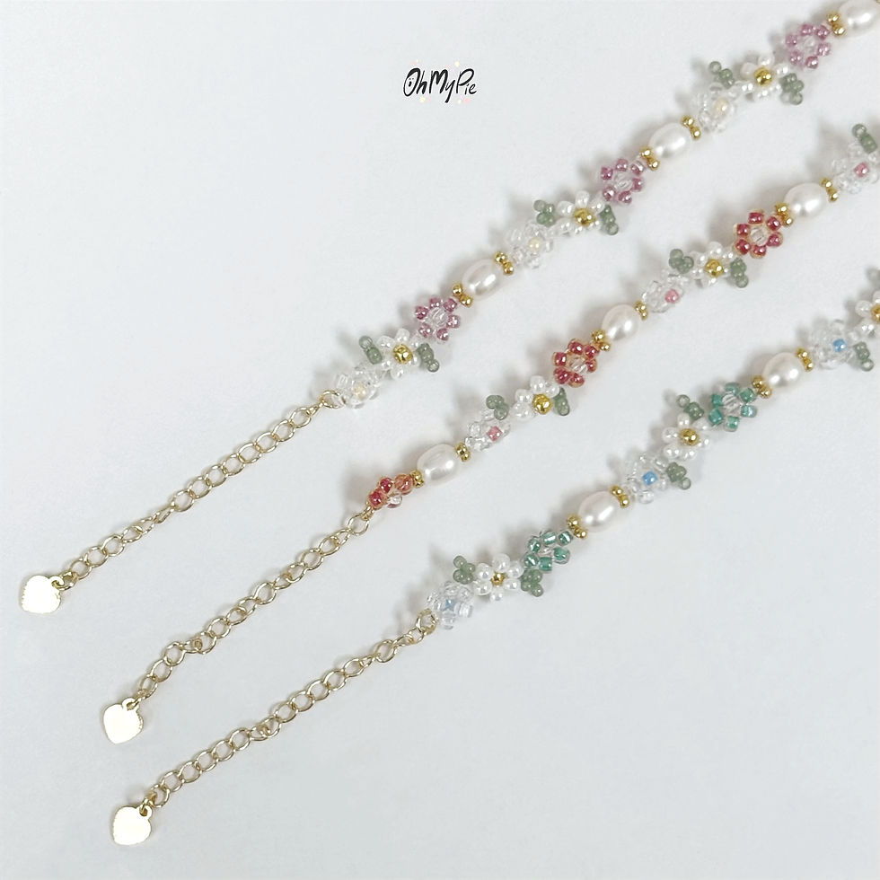 Freshwater Pearl Flower Bracelet