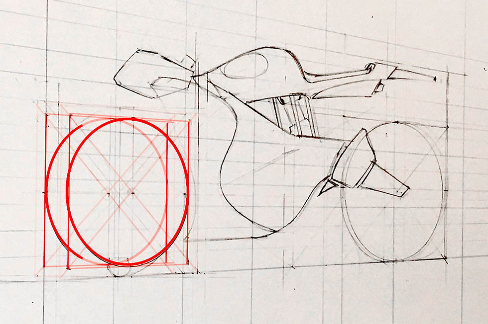 How To Draw a Sci-Fi Sport Motorcycle