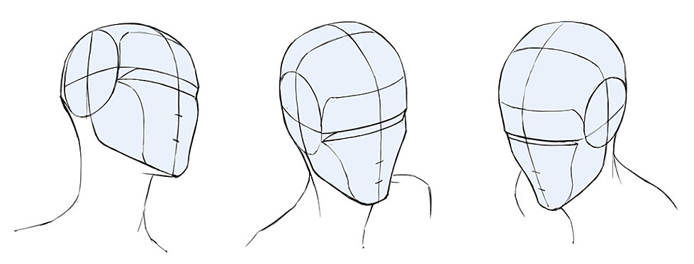 How to Draw The Head In Perspective