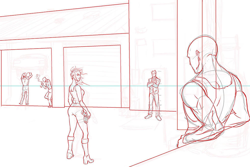 Penciling In The Final Line Art For Your Figure Drawings