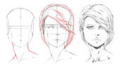 How to Draw The Front View of The Female Head