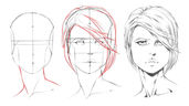 How to Draw The Front View of The Female Head