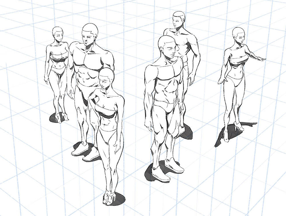 Drawing People in Perspective