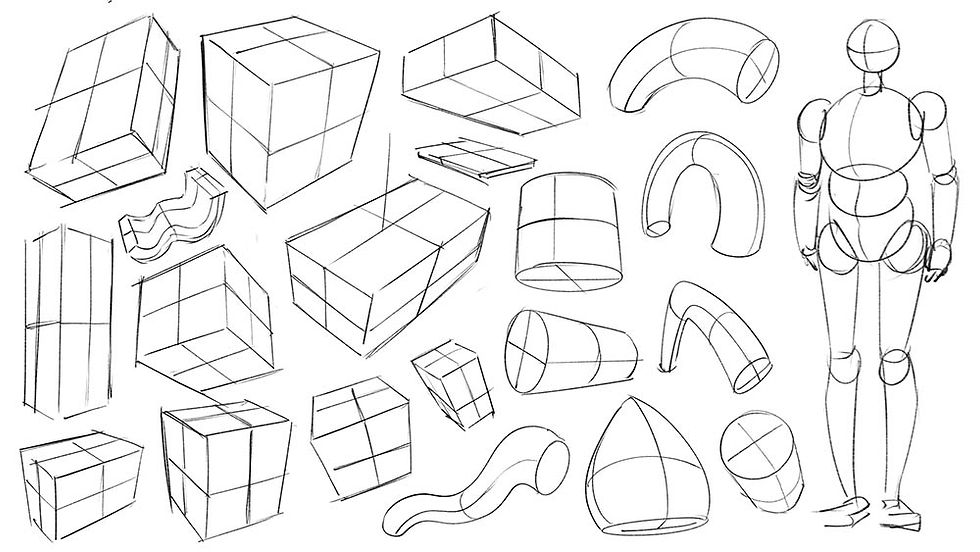 Drawing Primitive Forms