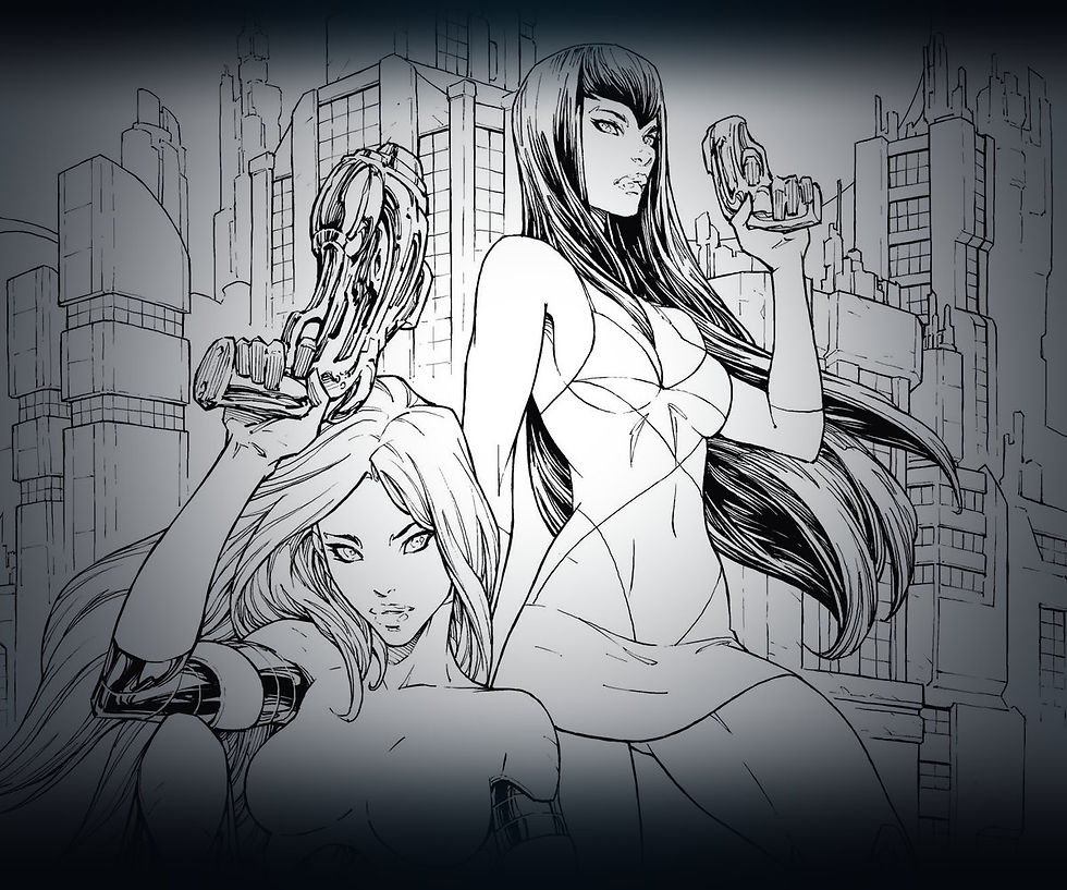 Comic art by Clayton Barton