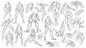 Foreshortening The Mannequin Model: Practice Session