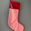 Thumbnail: Luxury velvet stocking- candyfloss pink