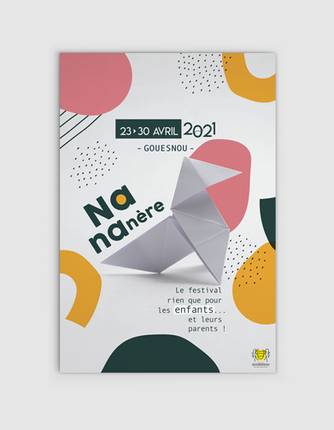 Graphisme affiche Festival Nananère Gouesnou