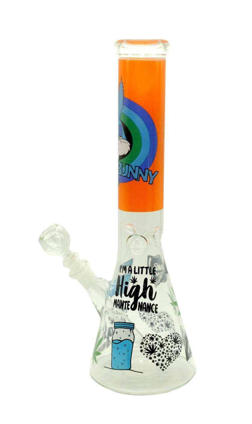 14" Budz Bunny " High Maintenance " Water Pipe