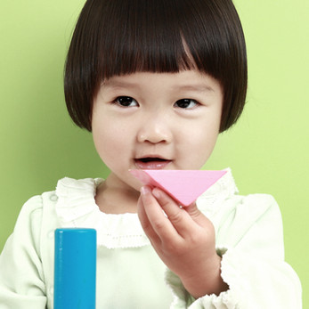 Girl with Wooden Blocks