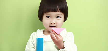 Girl with Wooden Blocks