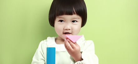 Girl with Wooden Blocks