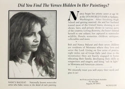 Hidden Verse Art - Back