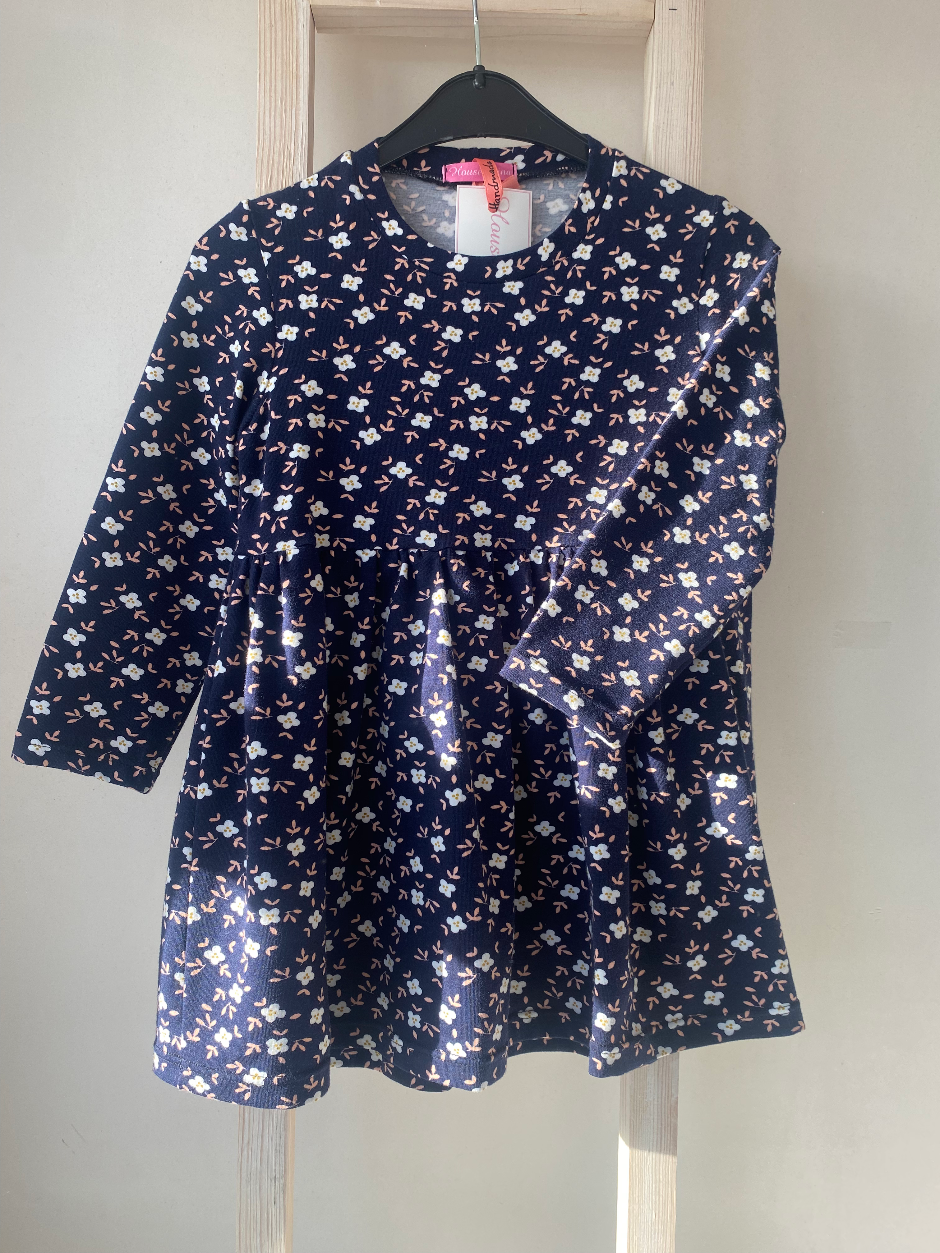 Blauw bloemen kleedje 