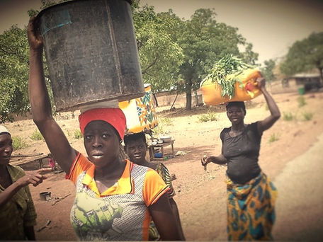 Carrying out the work in northern Ghana