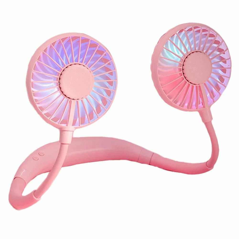 Portable Neck Fan Rechargeable 360 Rotation Fan Personal... - Fan