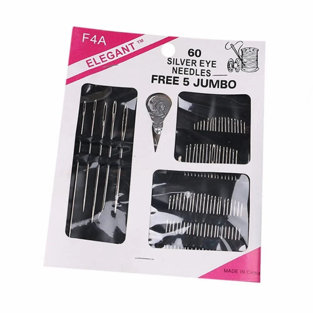 60Pcs/Set Hand Sewing Needles Assortment Hand Needles for Sewing