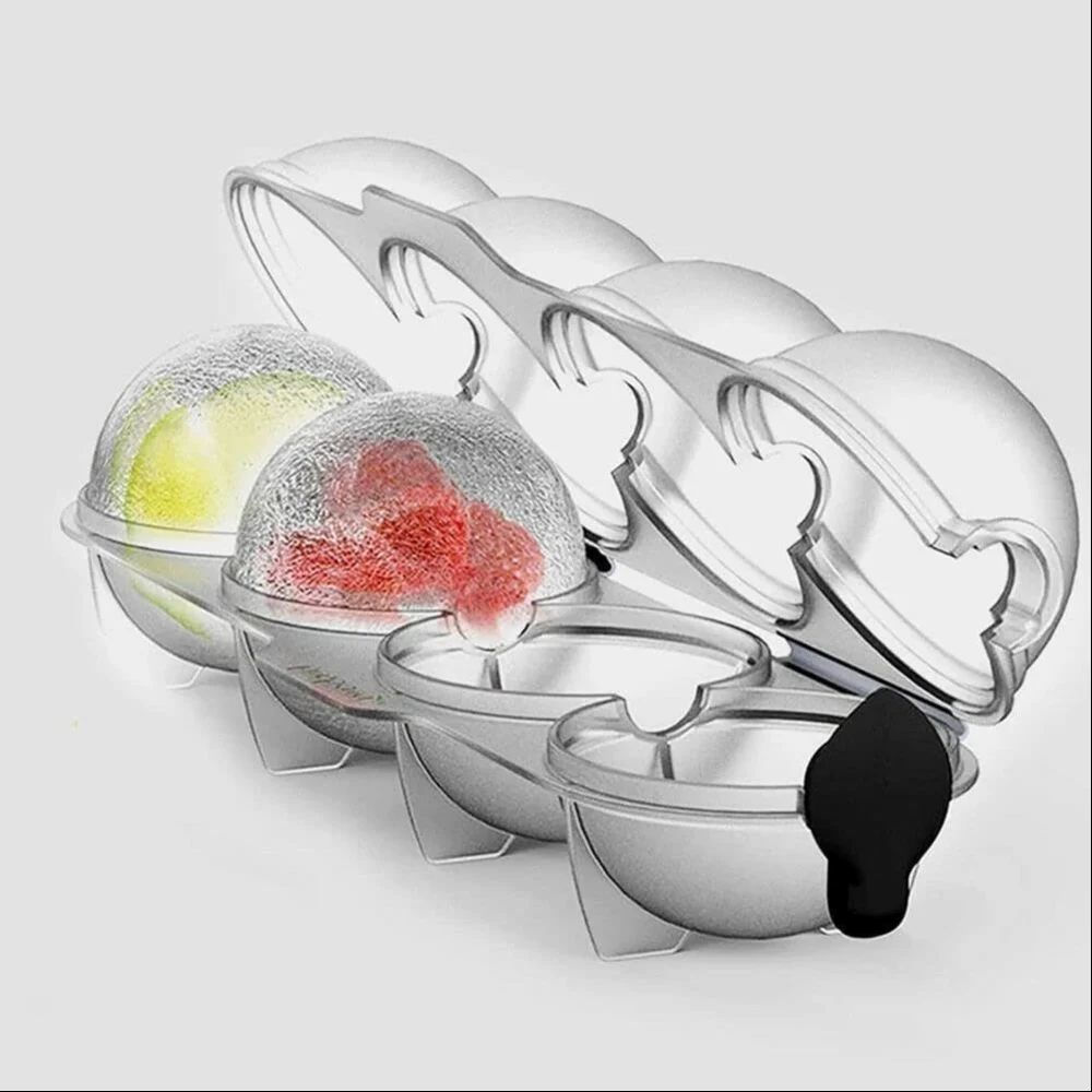 IceCube Trays Sphere Round Ice Ball Maker, Make 4 La... - Product