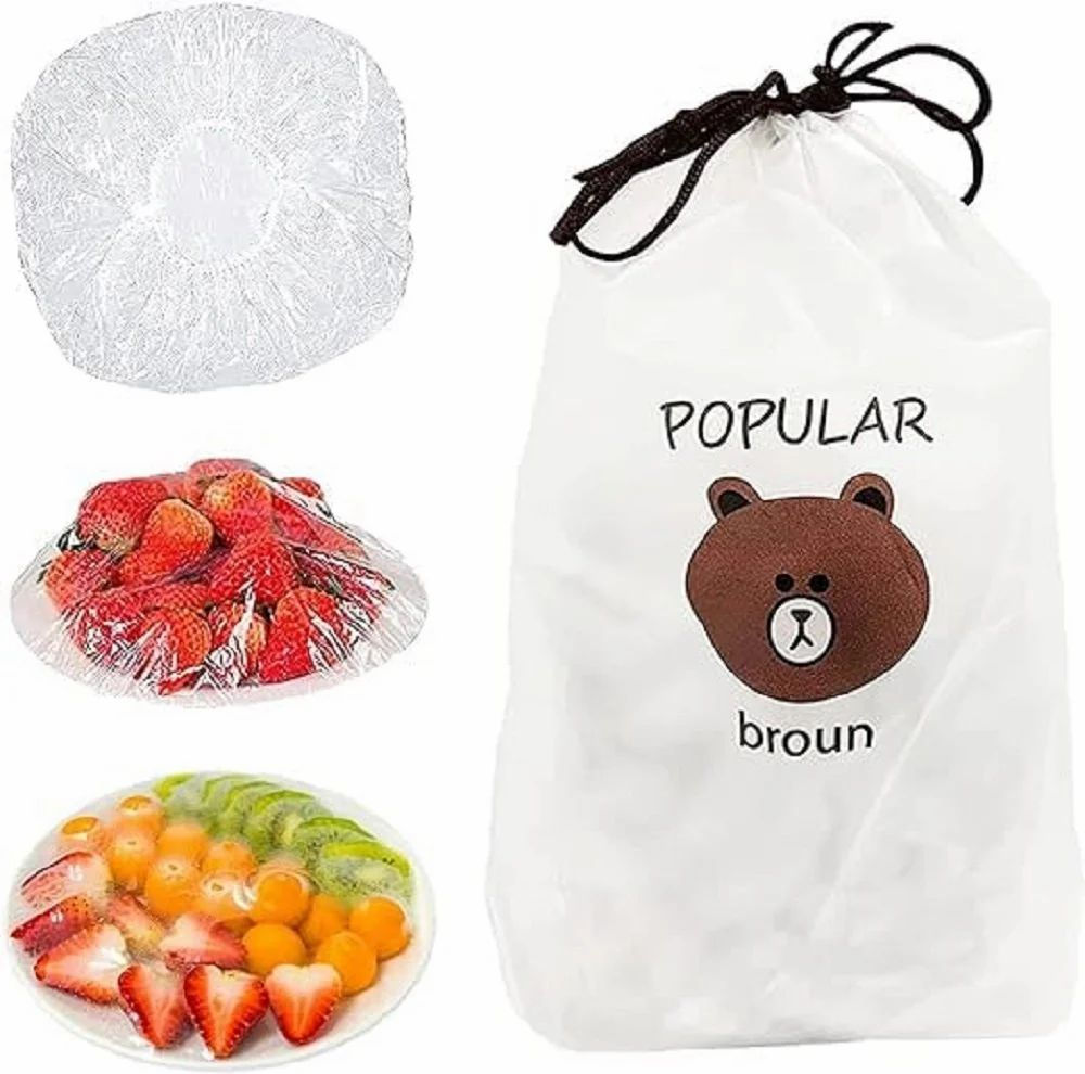 100 Pcs Sealing bags Food cover, Food Covers, Reus... - New Items