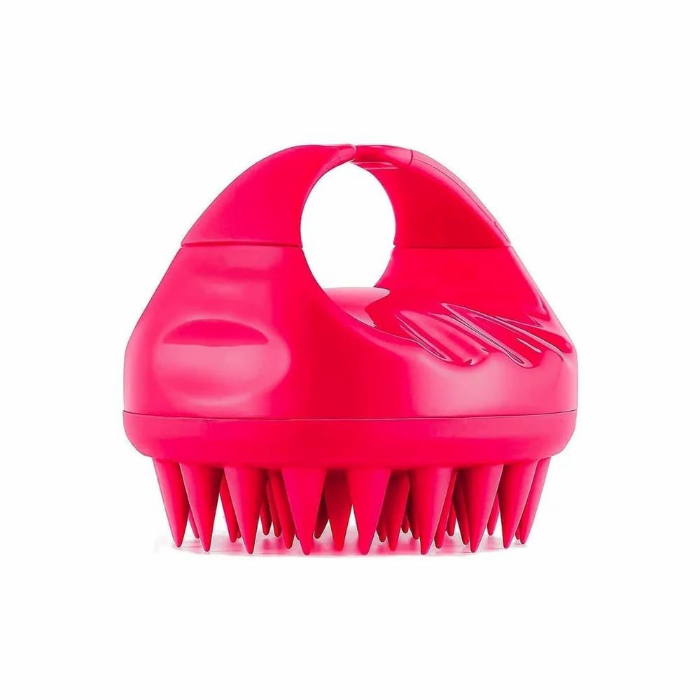 Hair Hair Shampoo Brush with Soft Silicone Bristles... - Massager