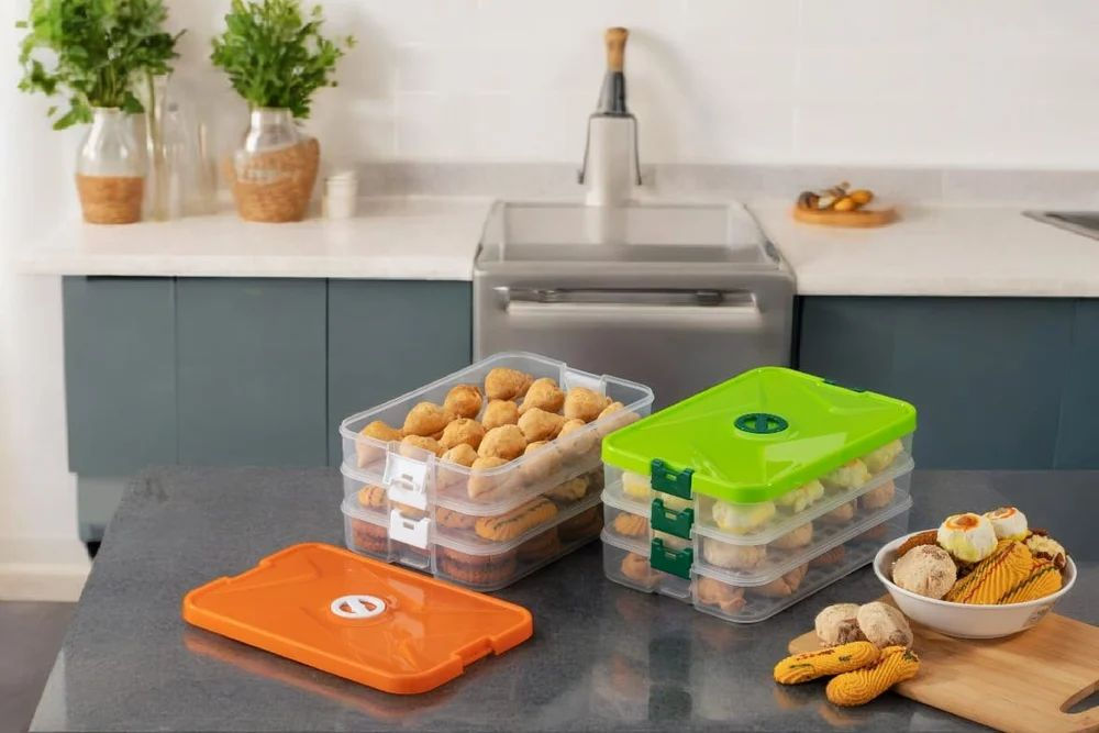 3 Layer Fridge Storage Box Fridge Organizer, P... - Kitchen Tools