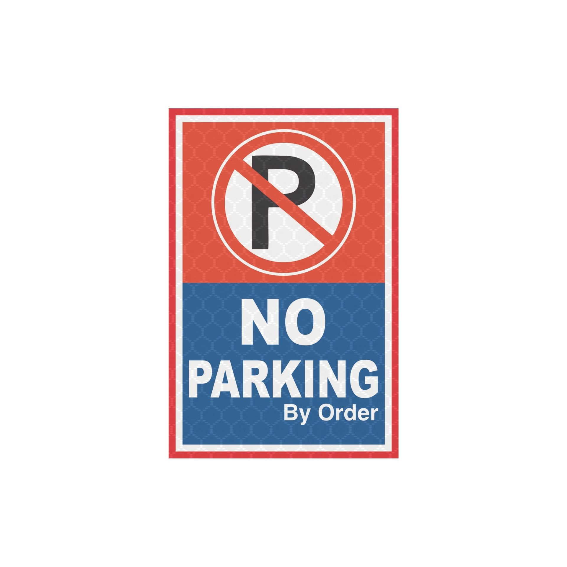 No Parking Sign Style-5 | Retro Reflective, UV Printed | 3mm ACP Board