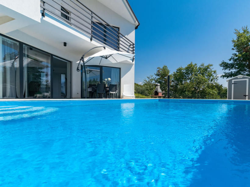 Die Villa Don Carlo mit Privatpool in Porec.