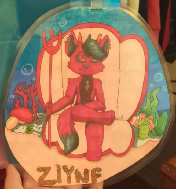 my last traditional badge commission from telegram