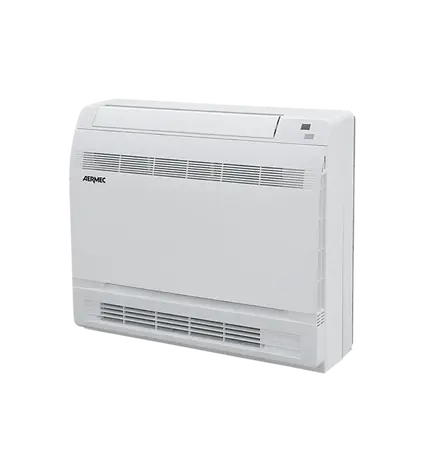 Les climatiseurs monosplit de la série CKG sont caractérisés par une unité intérieure en console, avec un groupe de ventilation à inverseur et un double refoulement pour un contrôle optimal du débit d'air et un plus grand confort ambiant. L'unité extérieure présente un compresseur rotatif à inverter, une vanne électronique et une résistance électrique afin de garantir le bon fonctionnement hivernal et éviter la formation de glace sur la batterie. L'unité présente un fonctionnement extrêmement silencieux, un purificateur d'air en mesure d'abattre les polluants et d'activer une sonde de température ambiante, interne à la télécommande.