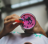Smoothie aux bleuets