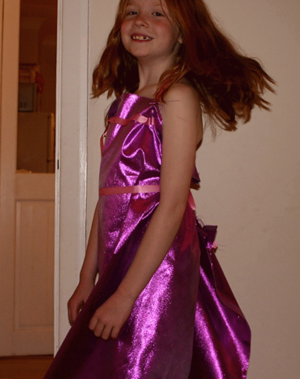 Girl in dress