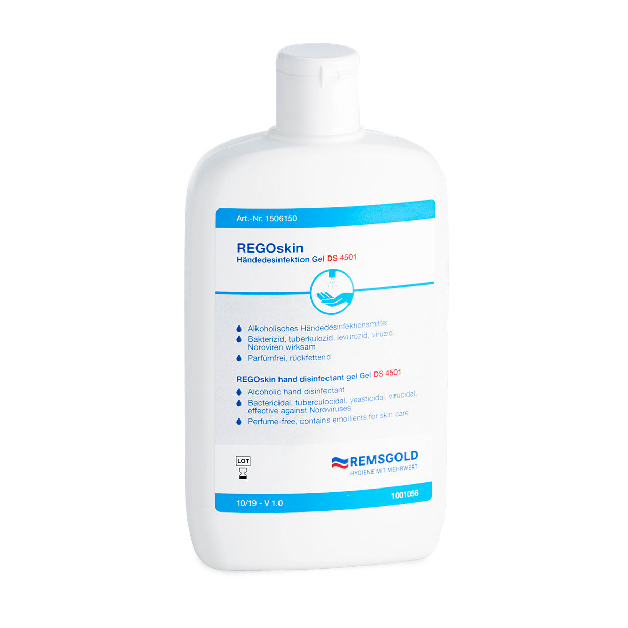 REGOskin DS 4501 Händedesinfektionsgel // 150 ml