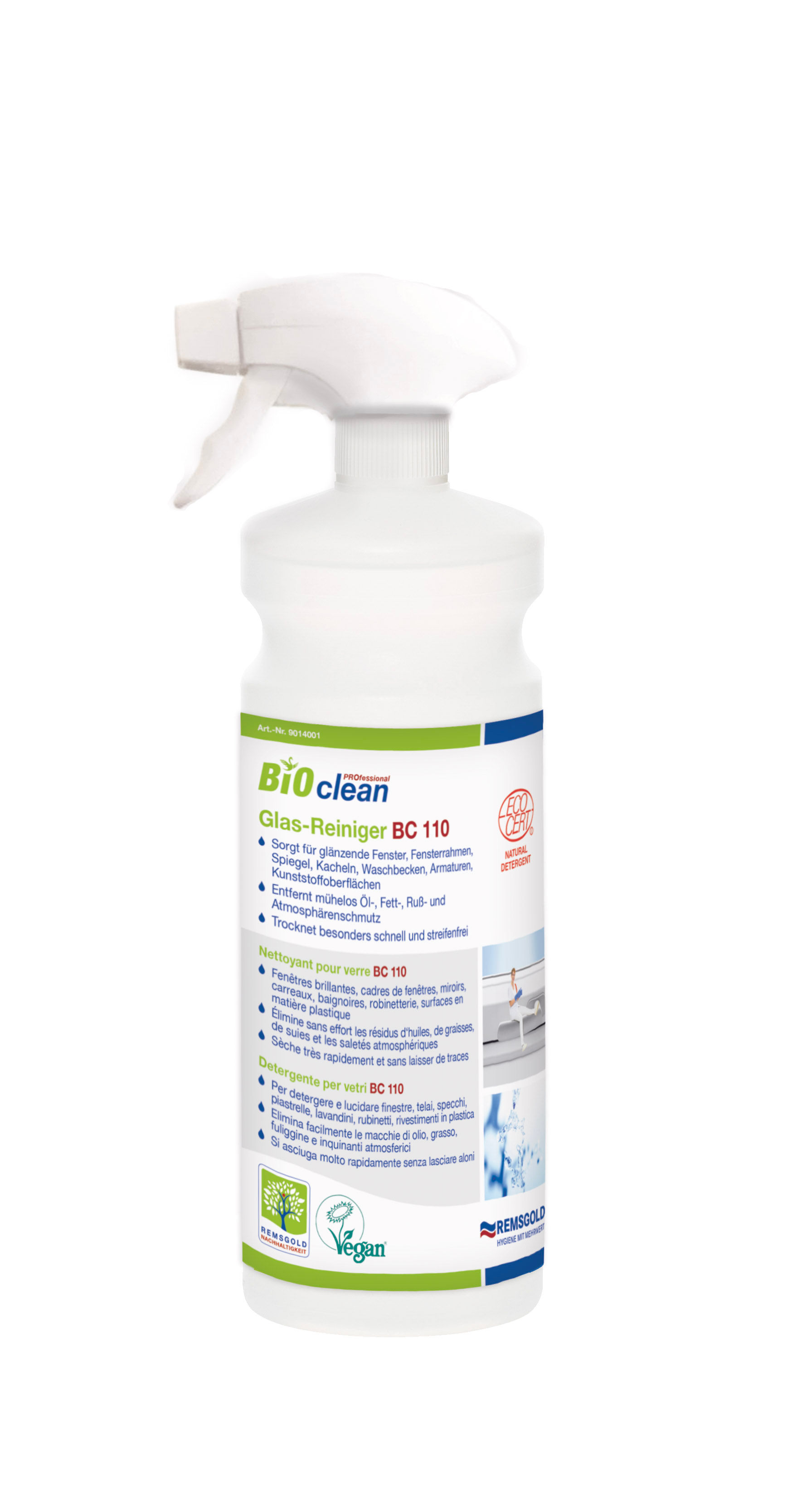 BIOclean PROfessional Glas-Reiniger BC 110 // 1 l