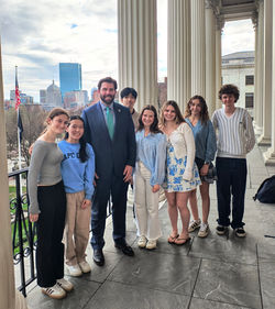 Public Purpose Cohort from Thayer Academy State House Visit