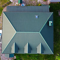 Top view of a beautiful metal roof of a house.jpg