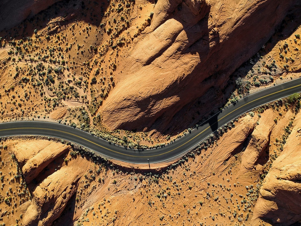 road through dessert