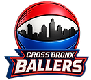 Cross Bronx Ballers logo representing Bronx basketball community and player development