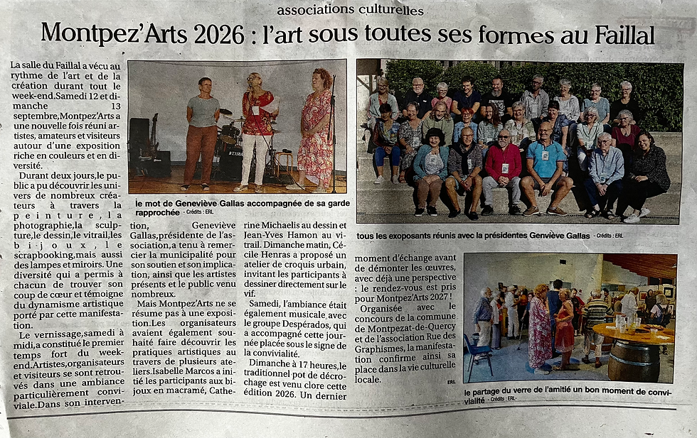 article dans le petit journal, Septembre.26