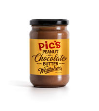 Pic's Peanut and Chocolate Butter jar with Whittaker's.