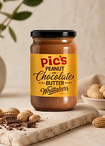 Pic's Peanut and Chocolate Butter with Whittaker's jar
