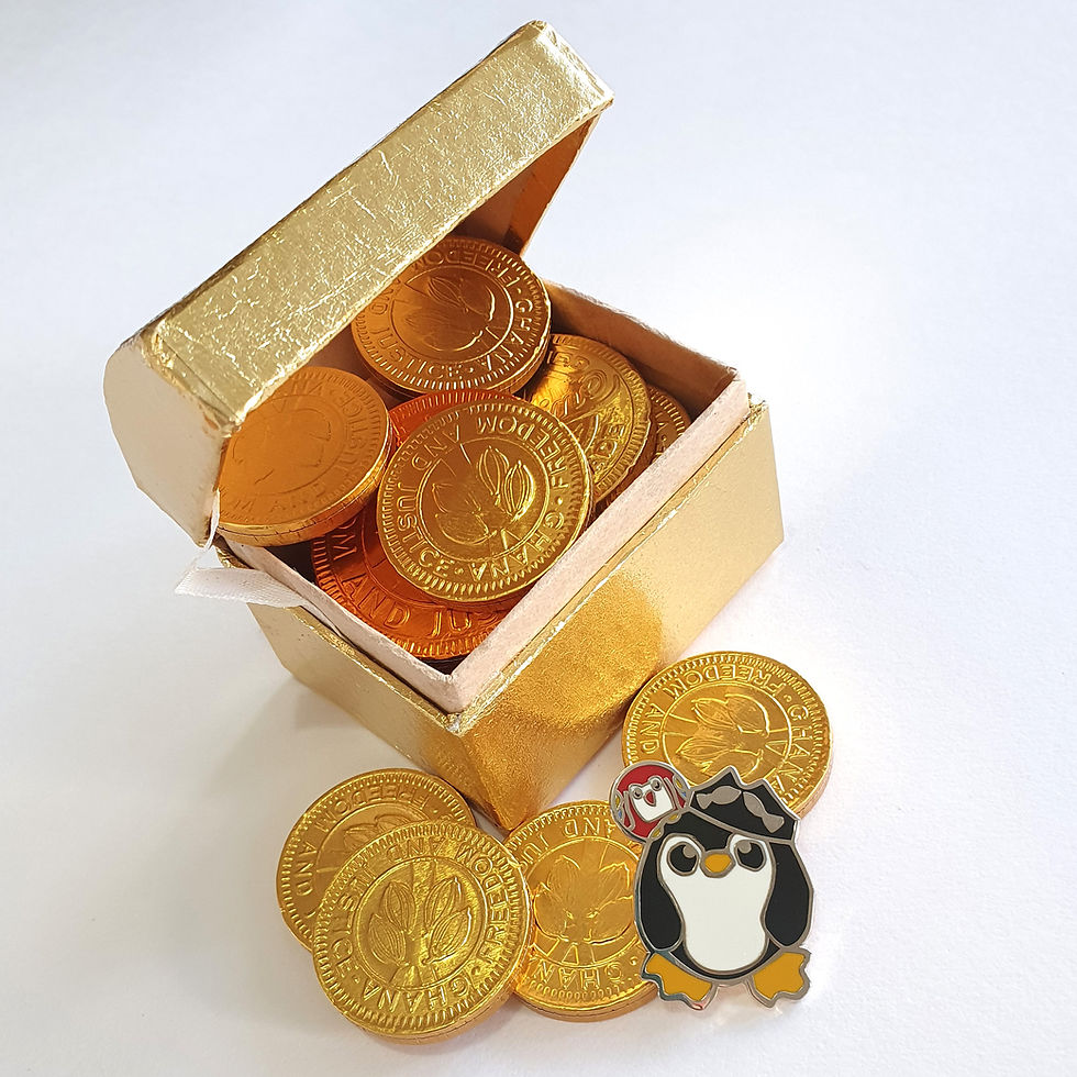 Thumbnail: Pirate Penguin Hard Enamel Pin