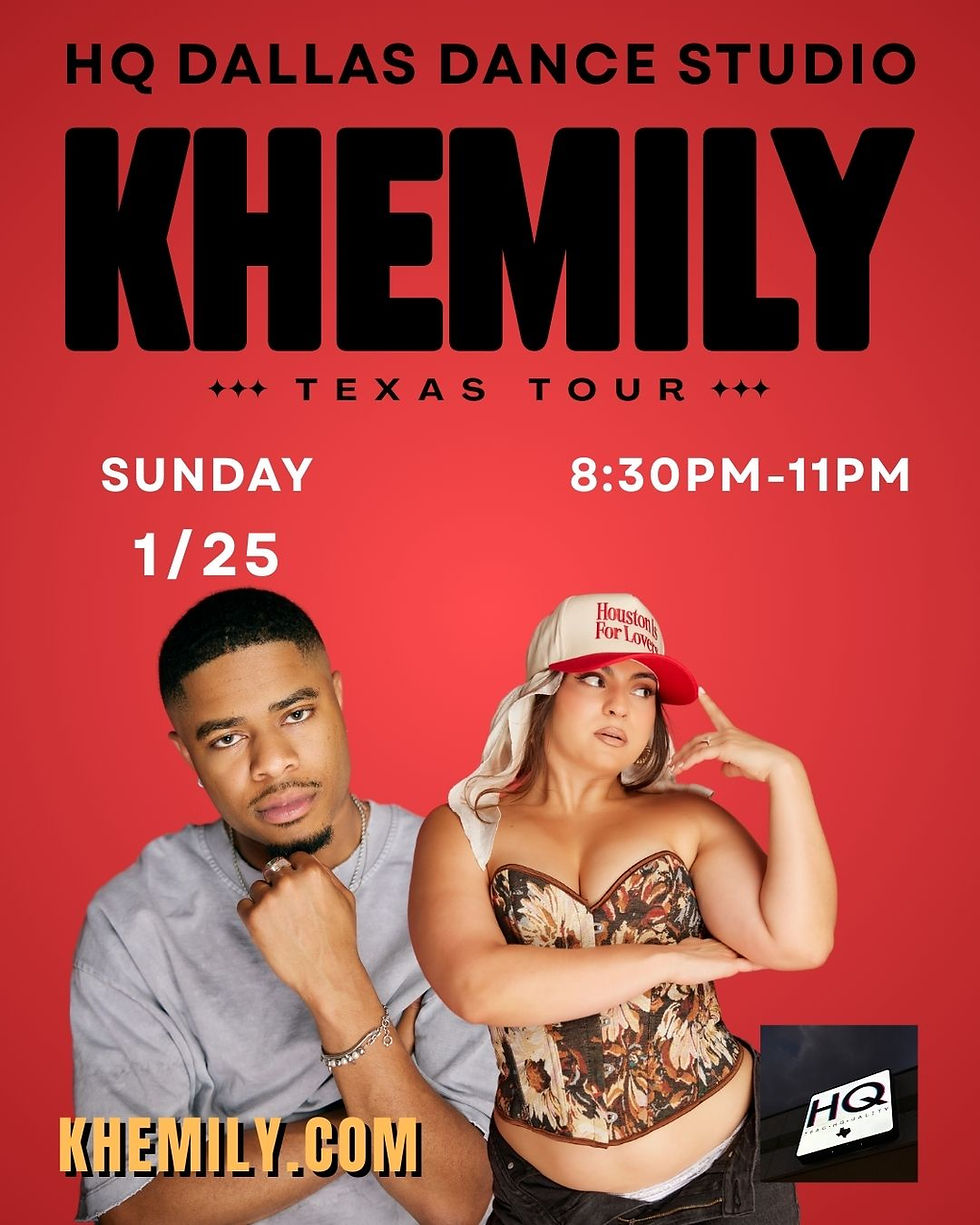 Khemily Texas Tour 2026 — Dallas (HQ Dallas Dance Studio)