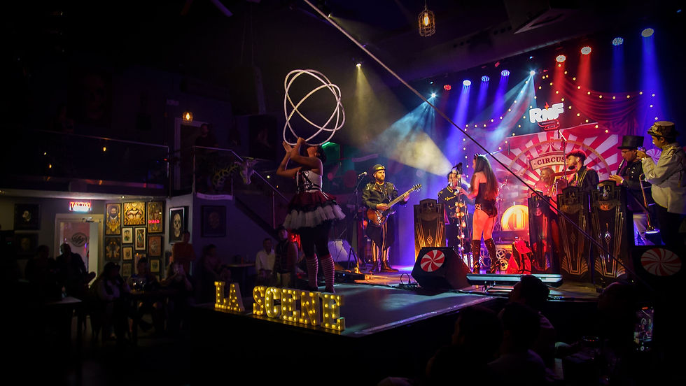La Scène Steamircus hula hula hoops La tribu Performance