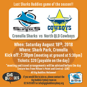 Calling all Sharks Buddies